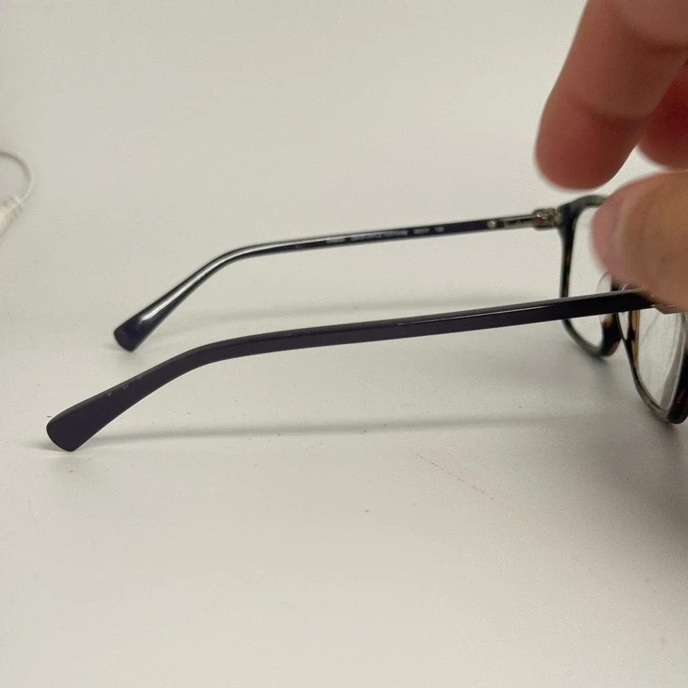 Cole Haan CH5033 Purple Tortoise Rectangular Eyeglass Frames 52-17-135